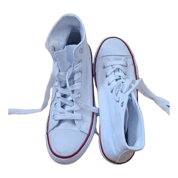 Sinsay white high-top sneakers