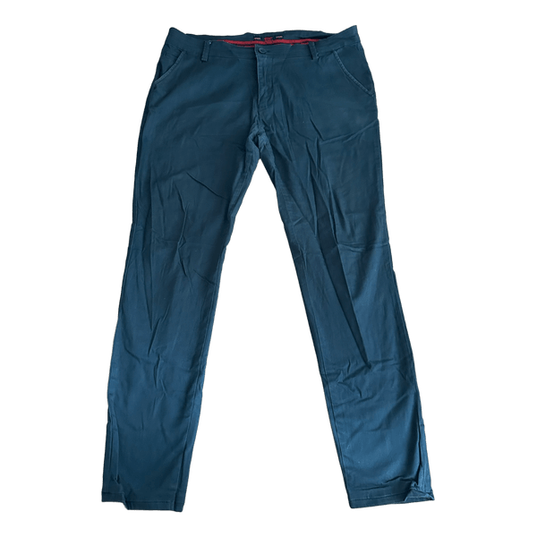 Blue chino trousers