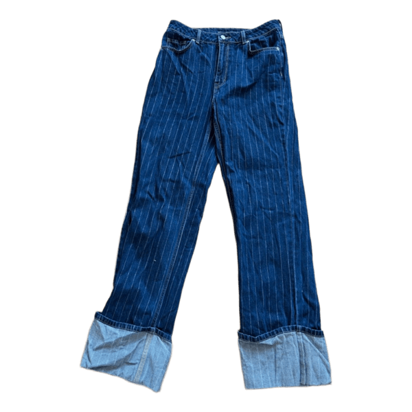 Blå pinstripe jeans