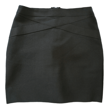 Khaki mini skirt