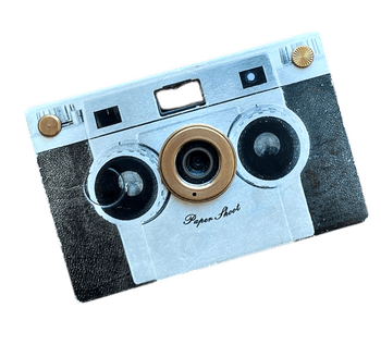Premium Paper Shoot 20MP – Täiskomplekt puidust karbis + Läätsed & Video, vintage camera