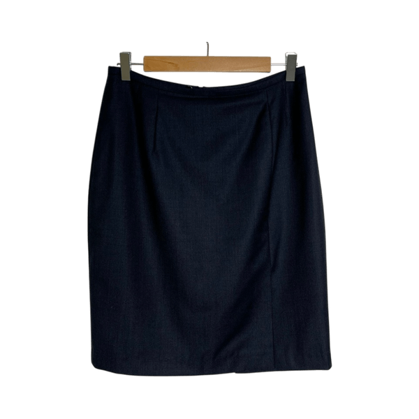 Ril’s Navy Blue 100% wool pencil skirt Sz. 40