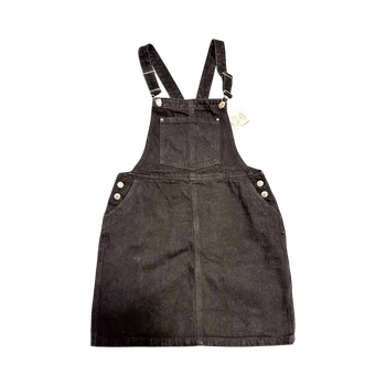 New House denim dungaree dress