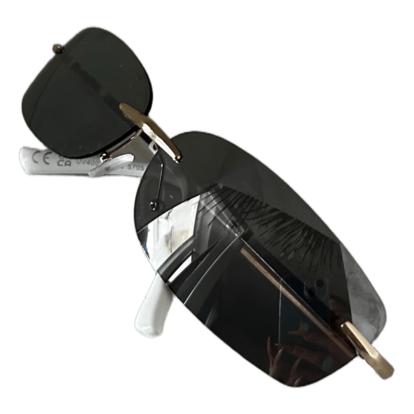 Black rectangular sunglasses