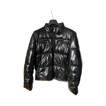 Black puffer jacket
