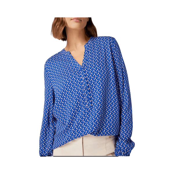 Blue patterned blouse Saint Tropez