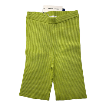Samsøe Samsøe green ribbed shorts