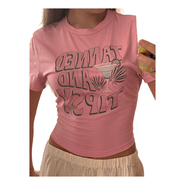 Pink graphic t shirt