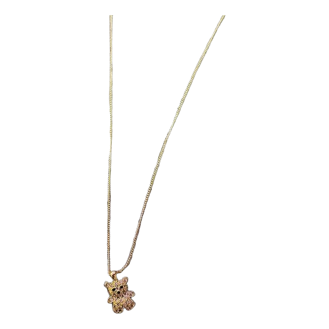 Handmade Guld Bjørn halskæde med diamanter — Secondhand Halskæder — DKK ...