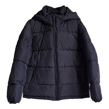 Black padded jacket