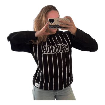 Sortstribet Sauna sweatshirt
