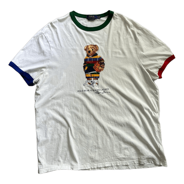 Valkoinen Polo Bear t-paita