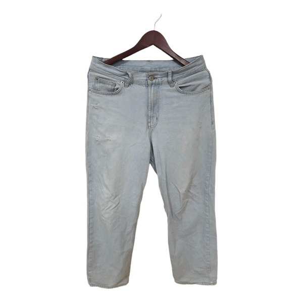 Light wash cotton jeans