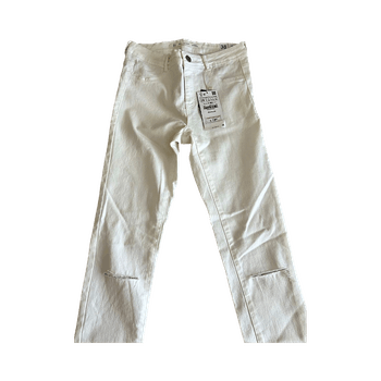 Valkoiset farkuhousut koko 38