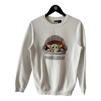 White The Mandalorian sweatshirt