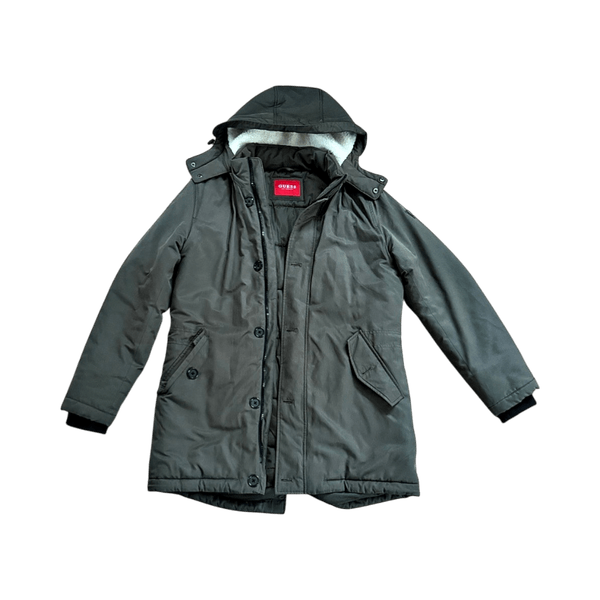 Guess khaki hooded jacket