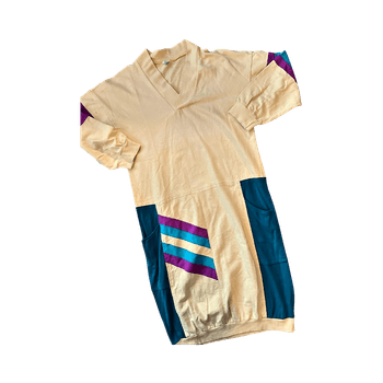 Keltainen Vintage collegemekko L