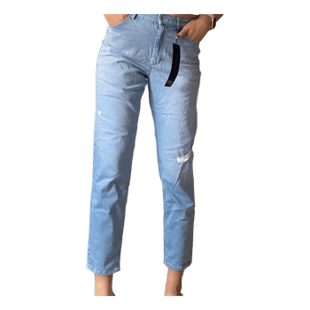 Only light blue jeans