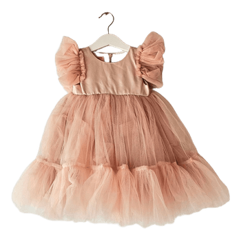 Pink tulle dress 2-3Y