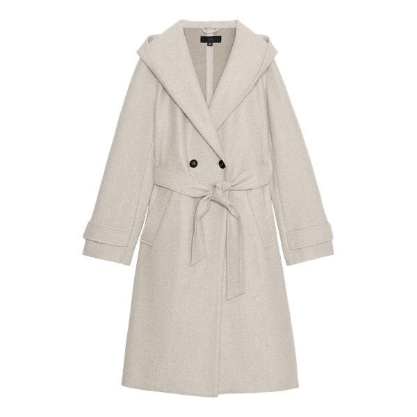 Beige frakke trench coat