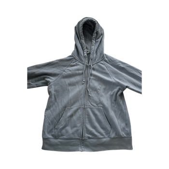 Light blue zip hoodie