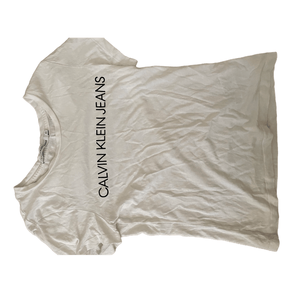 White Calvin Klein t-shirt