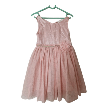 Pink glittery tulle dress