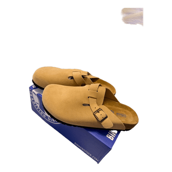 Smėlio spalvos Birkenstock klumpės
