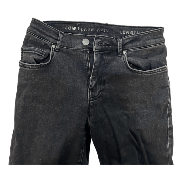 Black denim jeans