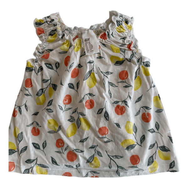 Fruit print baby dress
