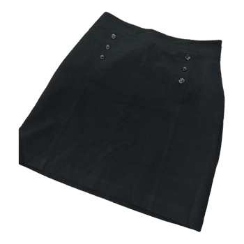 Black mini skirt