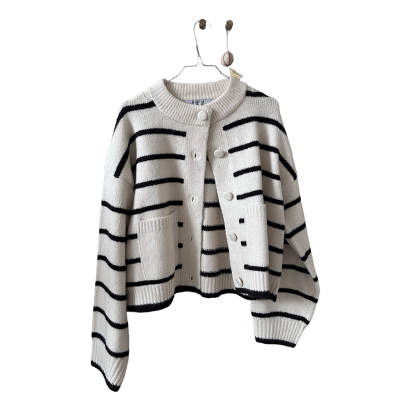 Primark stribet cardigan