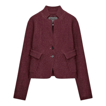 Burgundy lyhyt jakku