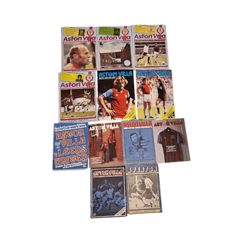 Aston Villa 12 Otteluohjelmaa (1972–1978)