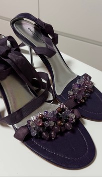 Karen Millen beaded sandals