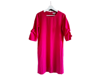 COS pink dress in fine wool