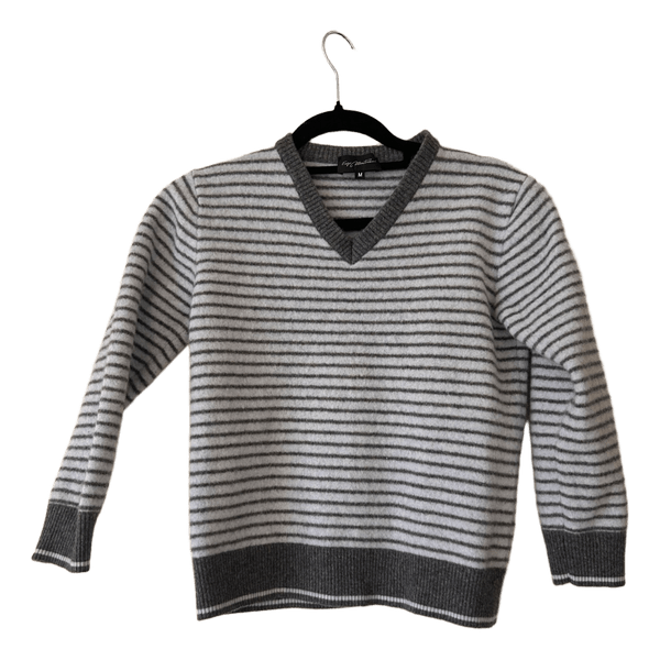 Striped wool blend sweater