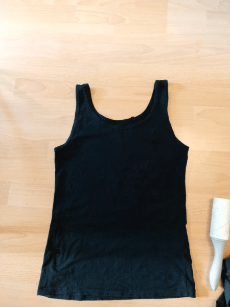 Black tank top