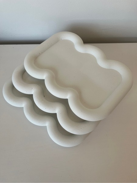 Set of three trays