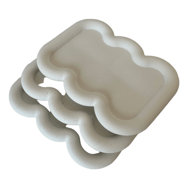 Set of three trays