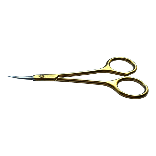 Gold beauty scissors