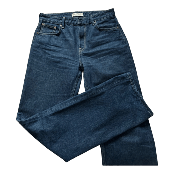 Dark blue denim jeans