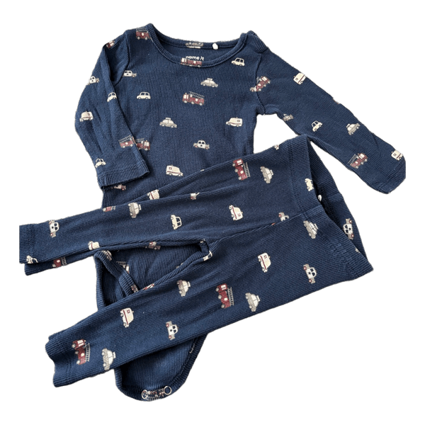 Name It ribstrikket babysæt