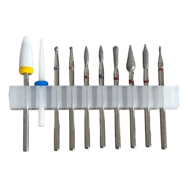 Nail drill bits set