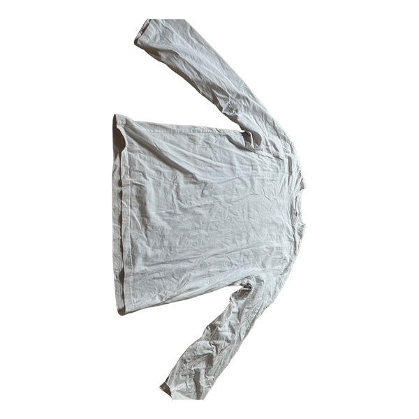 Hvid langærmet Weekday t-shirt