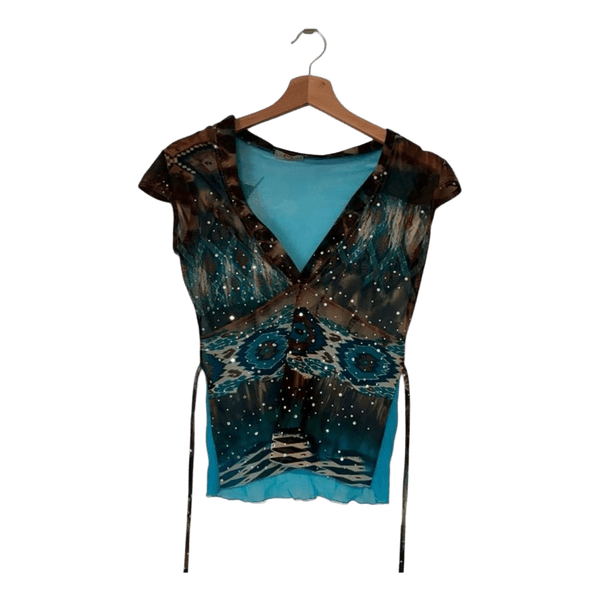 Buntes gemustertes top