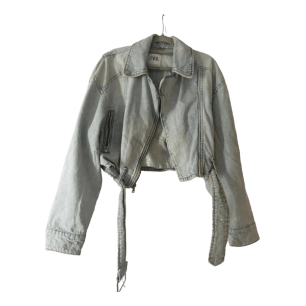 Zara cropped Jeansjacke Denim