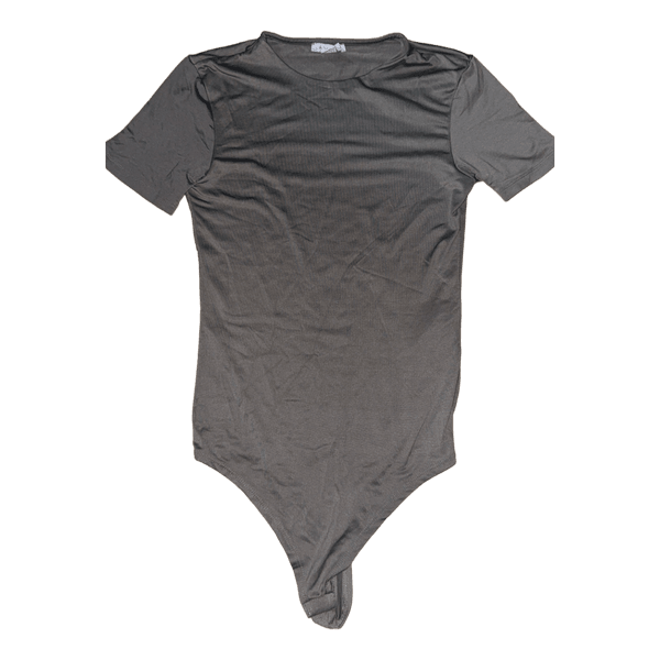 Khaki short sleeve bodysuit