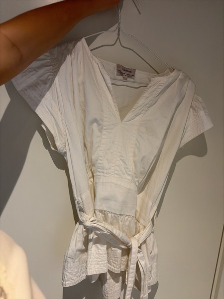 Hvid dahrling bluse