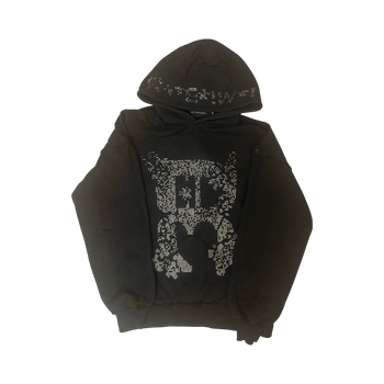 Racer Worldwide studded black hoodie